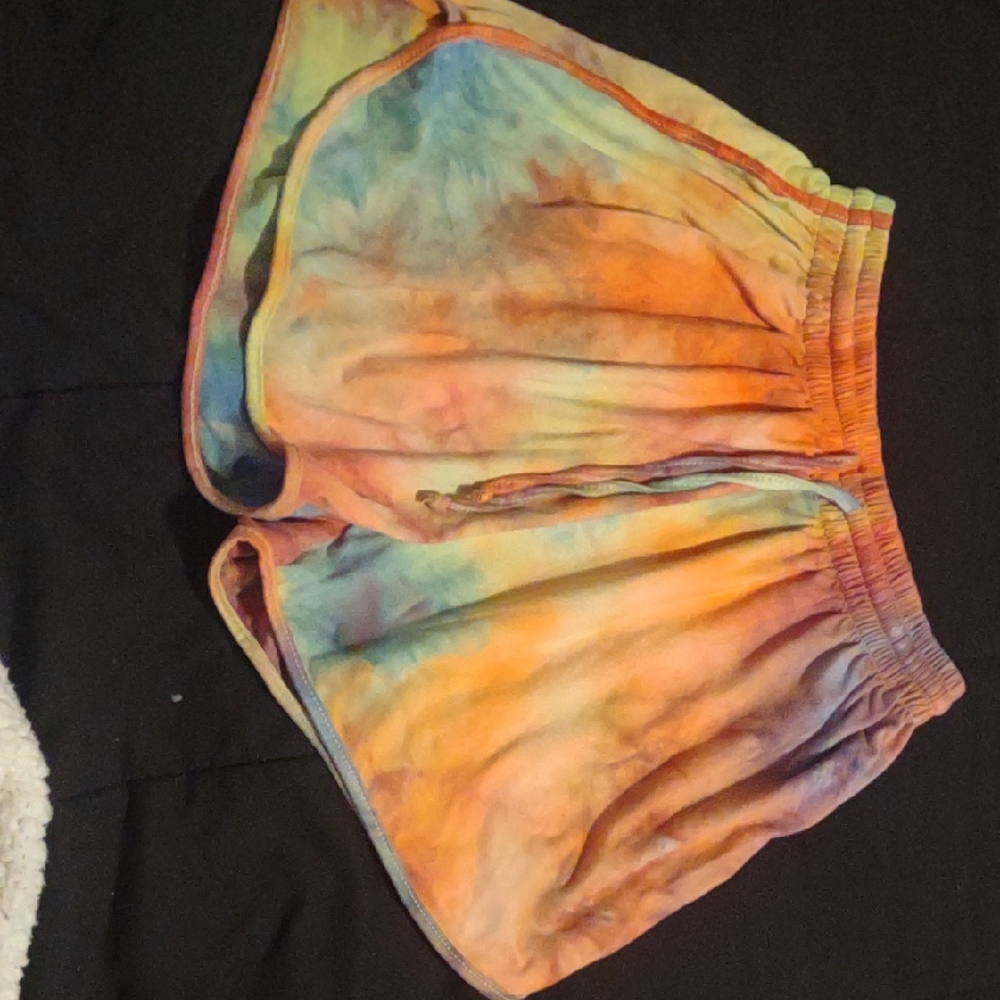 Colorful Tie-Dye Women's Pajama Shorts